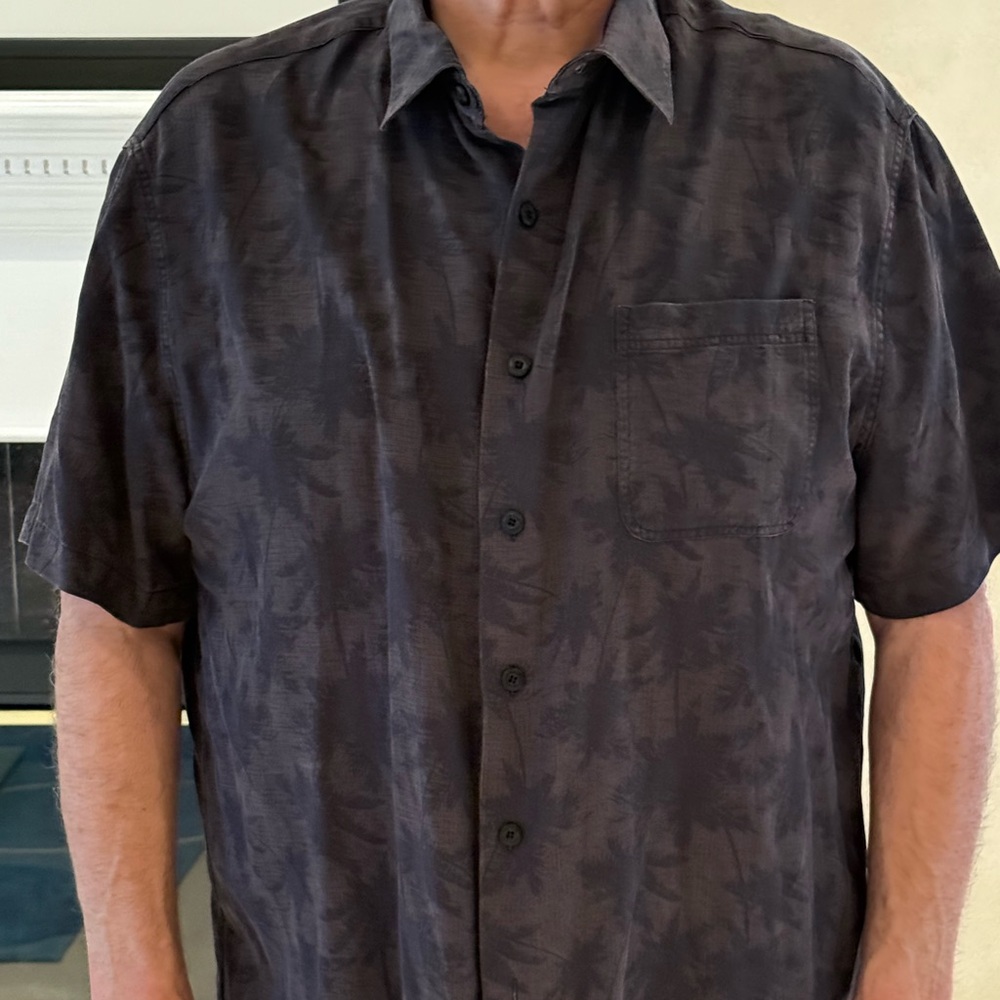 Nat Nast Black Casual Button Down Shirt